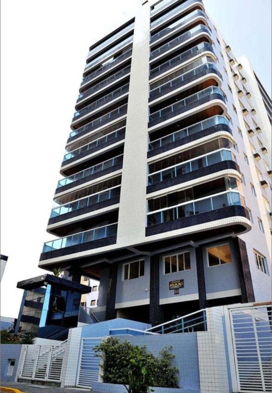 Apto Vista Mar, 8 Pessoas, Varanda Gourmet, Pe Na Areia! Praia Grande  Buitenkant foto
